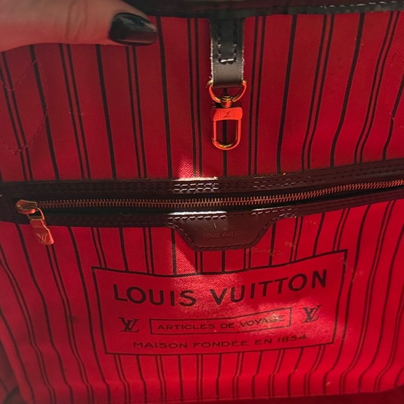 Louis Vuitton Neverfull Damier Ebene Tote - Picture 4 of 12
